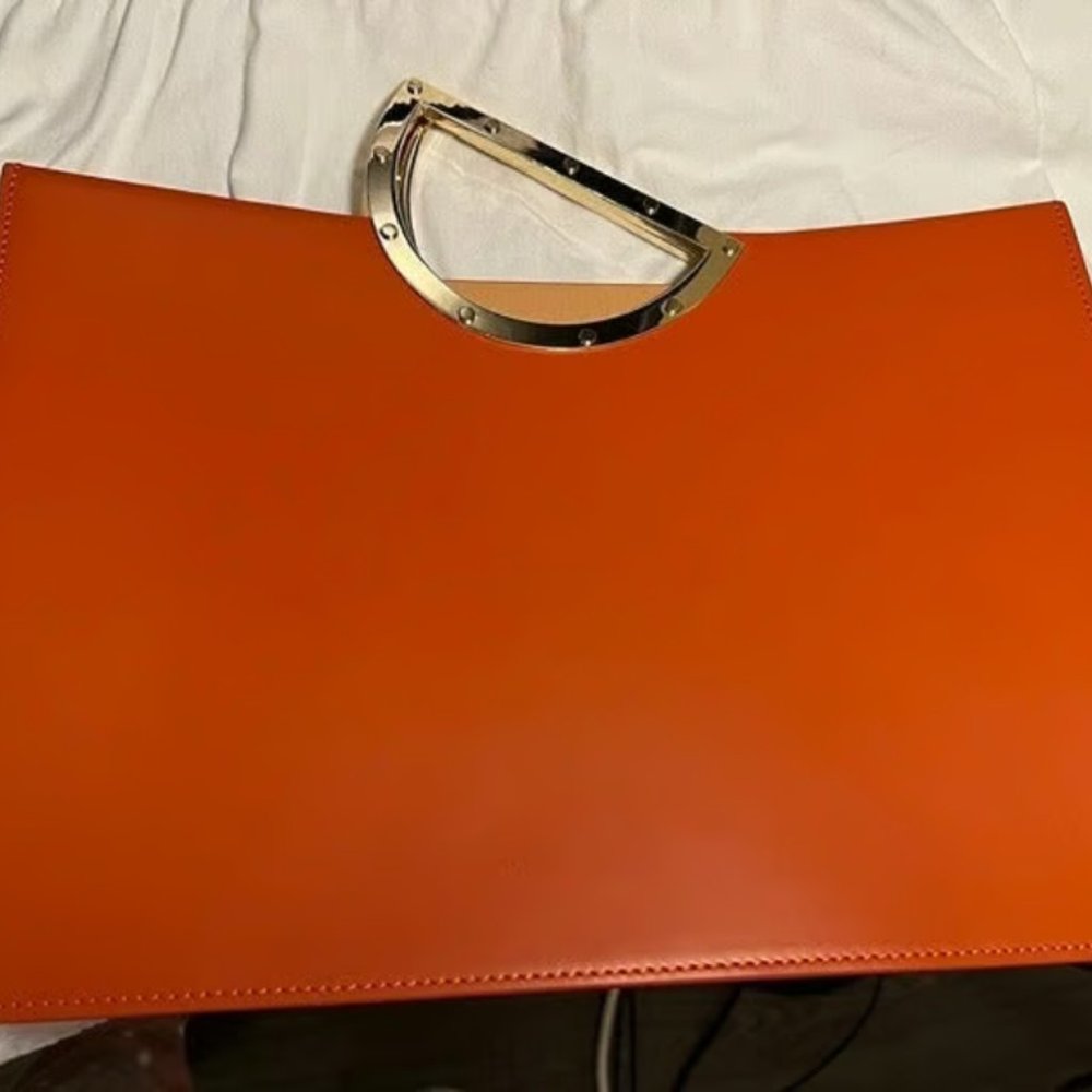Kitayama | Orange Large Trition Purse - Picture 5 of 9